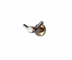 Percha doble inox pintado
