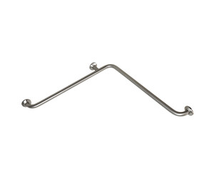 Barra de apoyo ángulo horizontal inox RAL