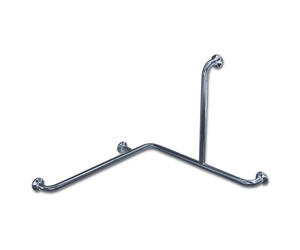 Barra de apoyo bañera horizontal inox RAL