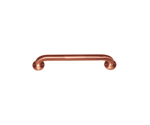 Barra de apoyo recta 400 mm inox cobre envejecido