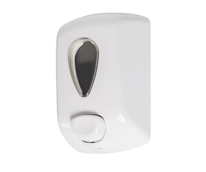 Jabonera manual blanca
