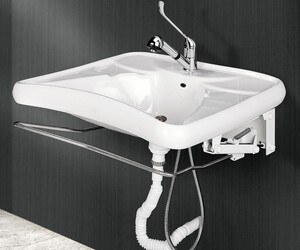 Lavabo inclinación neumática Prestosan 870 con grifo